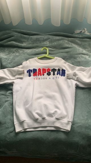 Sudadera Trapstar Blanca Multicolor