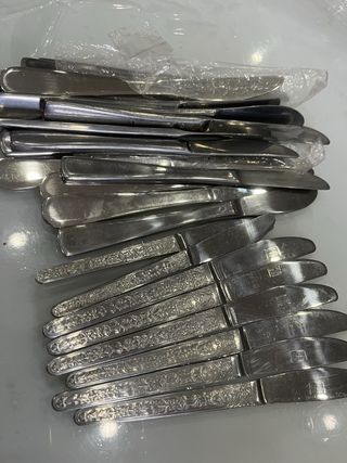 Coltelli in acciaio puro - Set 25 pezzi