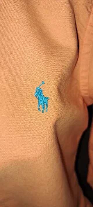 Camicia Ralph Lauren arancione donna