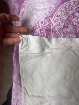 Cortina Algodón Cocina/Baño Bordada