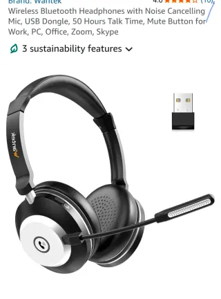 Auriculares Bluetooth Wantek con Micrófono