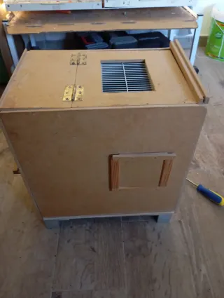 Cajón para fotografía de aves