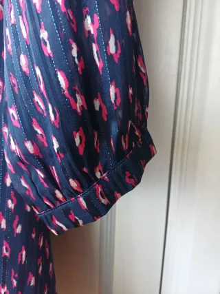 Vestido Grace & Mila azul y rosa