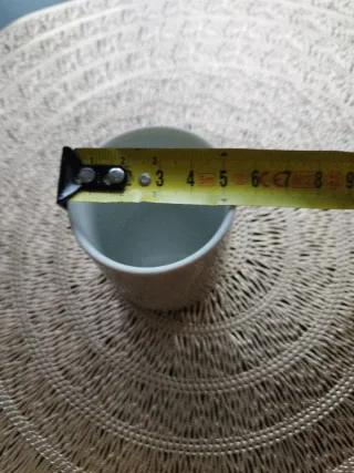 Vasito de porcelana blanco