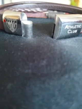 Pulsera Cuero Athletic Bilbao Marrón y Acero