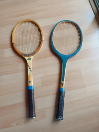 Racchette da tennis vintage in legno Tretorn