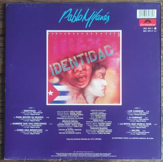 LP Identidad - Pablo Milanés