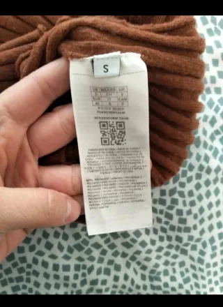 Vestido punto marrón Guess