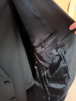 Traje de chaqueta CARAMELO negro hombre