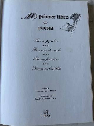 MI PRIMER LIBRO DE POESIA