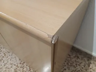 Mueble comedor modular: vitrina, estantes, cajones