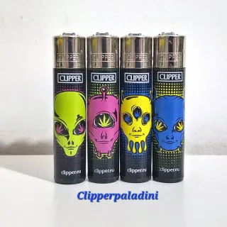 4 Accendini Clipper Alieni