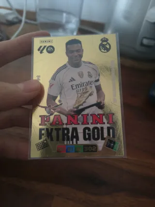 Cromo Panini Extra Gold Mbappé