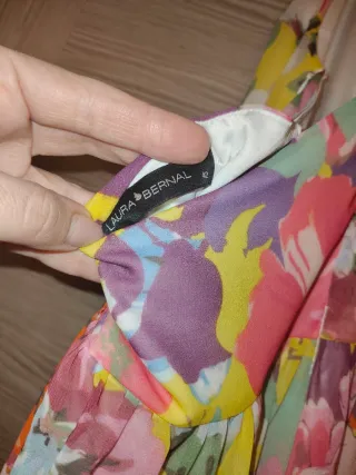 Abito lungo floreale donna