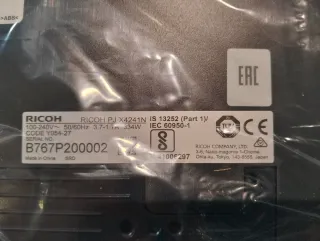 Proyector Ricoh PJ WX4241N DLP 3300lm XGA