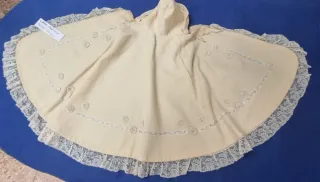 Antica cappa per neonati in flanella