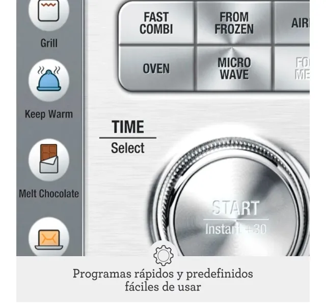 Combi Wave 3 en 1: Freidora, Horno, Microondas