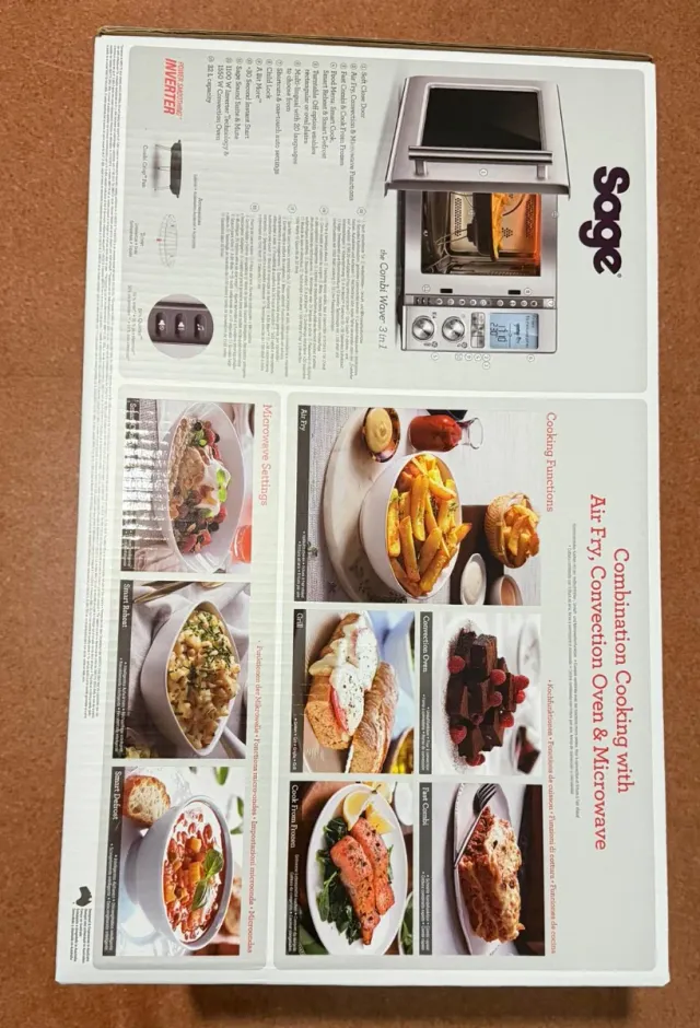 Combi Wave 3 en 1: Freidora, Horno, Microondas