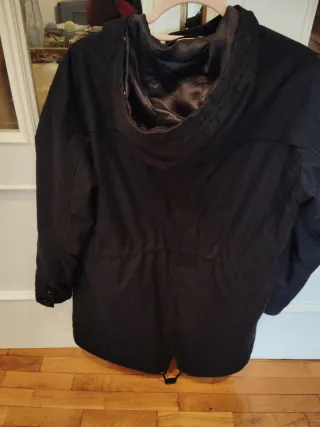 Trench Massimo Dutti Azul Marino Talla S