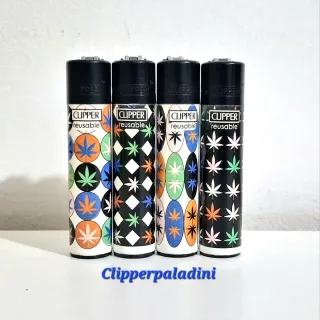 4 Accendini Clipper Riutilizzabili