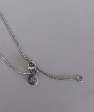 Collar/ colgante plata circonita brillante mujer