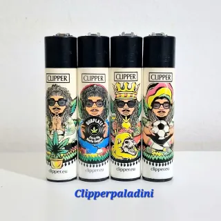 Accendini Clipper Set 4 Pezzi