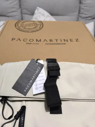 Mochila Paco Martinez Beige nueva
