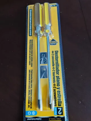 Estuche 2 Destornilladores Lysset Nuevos estrenar