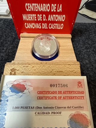 1000 Pesetas 1997 Cánovas del Castillo