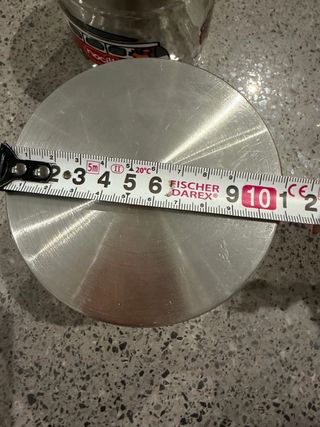 3 botes cocina vidrio y metal