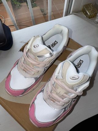 Asics GEL NYC blancas y rosas talla 36