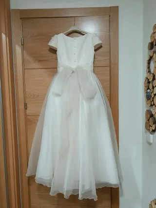 Vestido de comunión blanco talla 115