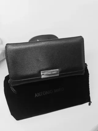 Billetera Antonio Miró Negra