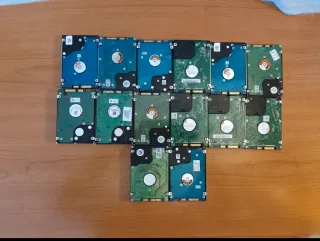 Lote 14 HDD 2.5 SATA PARA REPARAR