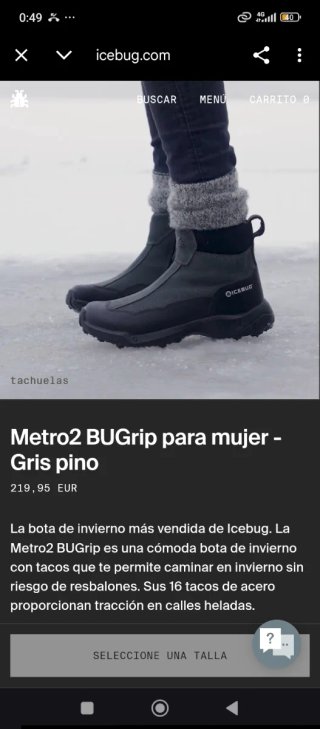 Botas Icebug Metro2 BUGrip