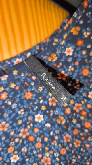 Vestido Pepe Jeans floral azul