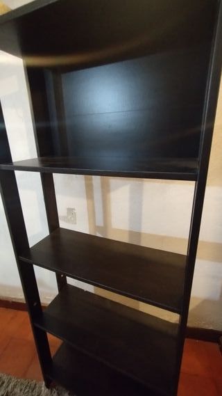 Estante Organizador Preto Madeira