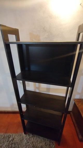 Estante Organizador Preto Madeira