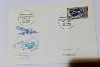 Busta primo giorno Berna-Locarno 1963