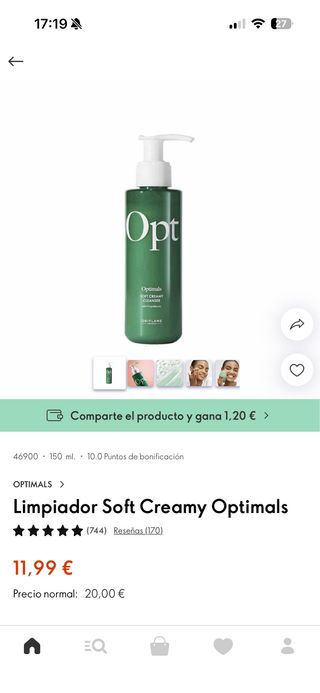 Optimals Limpiador Soft Creamy
