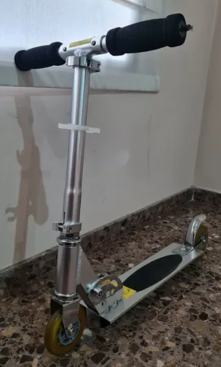 Patinete Aluminio Plegable + Funda ¡COMO NUEVO!