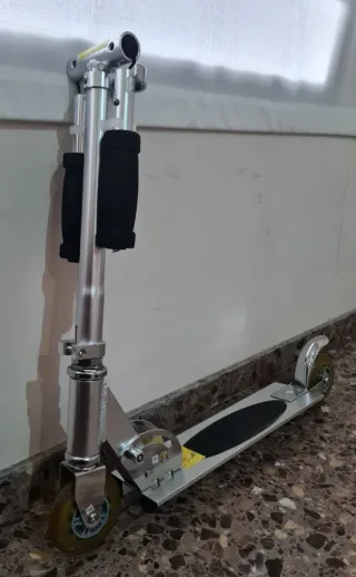 Patinete Aluminio Plegable + Funda ¡COMO NUEVO!