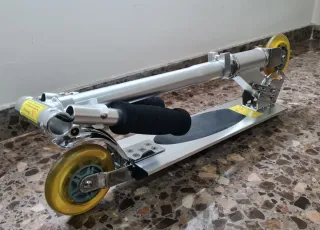 Patinete Aluminio Plegable + Funda ¡COMO NUEVO!
