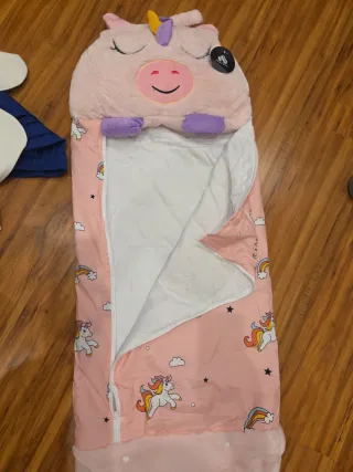 Saco de dormir unicornio rosa