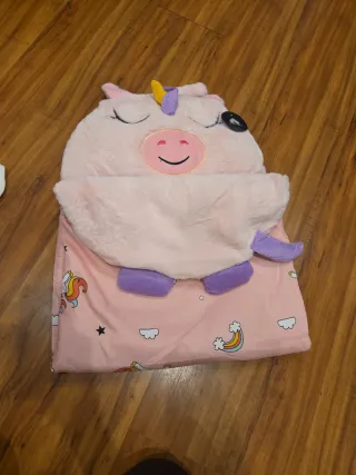 Saco de dormir unicornio rosa