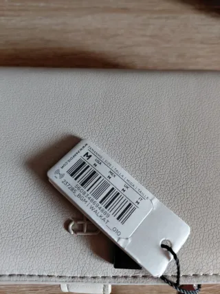 Cartera Parfois Beige y Blanca