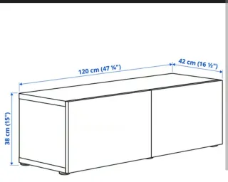 Mueble Besta Ikea Madera