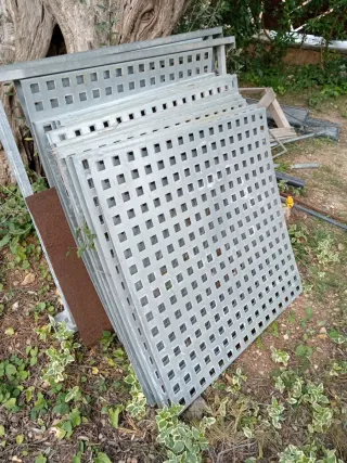 Planchas metálicas galvanizadas 100x100