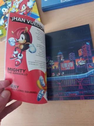 🇪🇦Sonic Mania Plus PS4 PS5 + Libro Ilustraciones