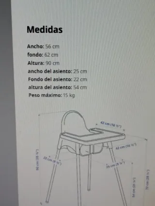 Trona infantil Ikea